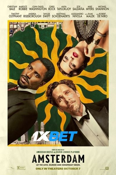 Download Amsterdam (2022) Hindi Dubbed (Voice Over) Movie 480p | 720p CAMRip