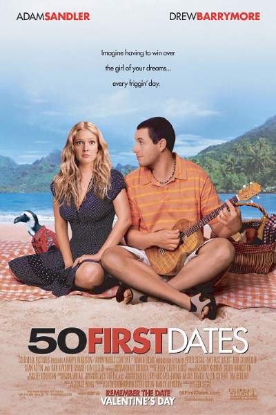 Download 50 First Dates (2004) Dual Audio {Hindi-English} Movie 480p | 720p | 1080p Bluray ESub Download 50 First Dates (2004) Dual Audio {Hindi-English} Movie 480p | 720p | 1080p Bluray ESub