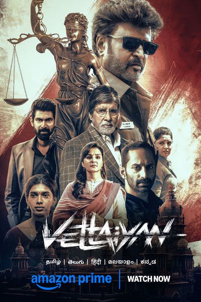 Download Vettaiyan (2024) Dual Audio {Hindi-Tamil} Movie 480p | 720p | 1080p WEB-DL ESub
